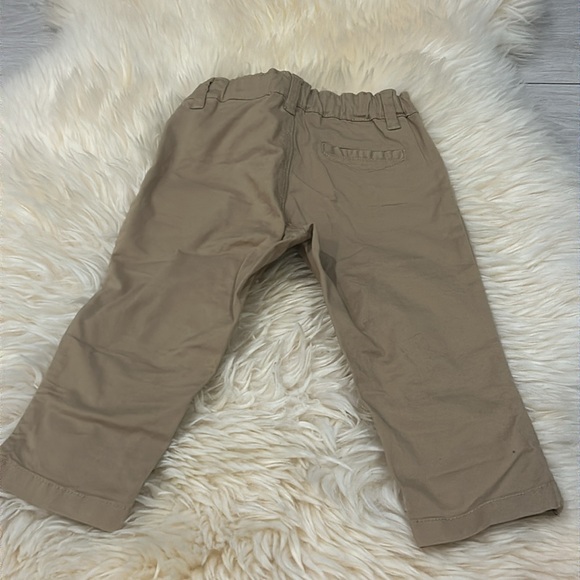 H&M Khaki Pants with Elastic Waistband Size 9-12M - Picture 7 of 7